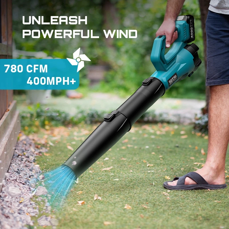 Power Tools Youtube - SEESII 900000RPM Brushless Leaf Blower dengan