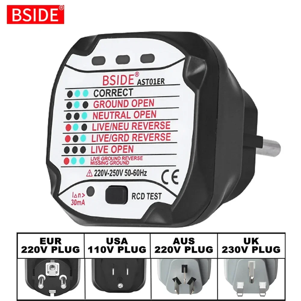 Power Tools Uk Review - Alat Uji Stopkontak Listrik RCD GFCI,