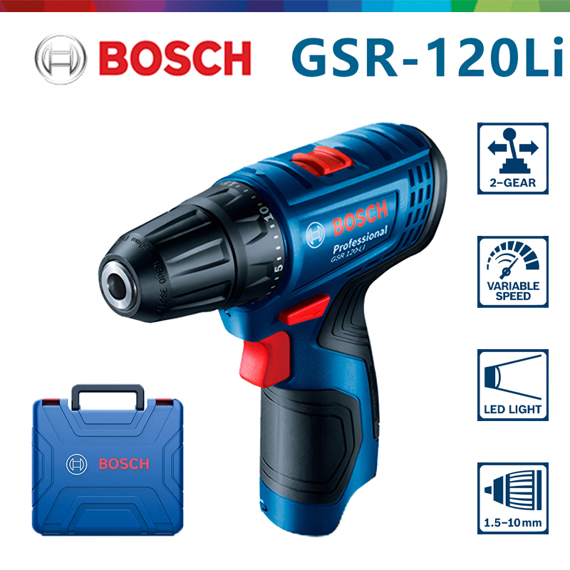 Power Tools For Woodworking - Bosch GSR 120-LI 12V Bor Listrik