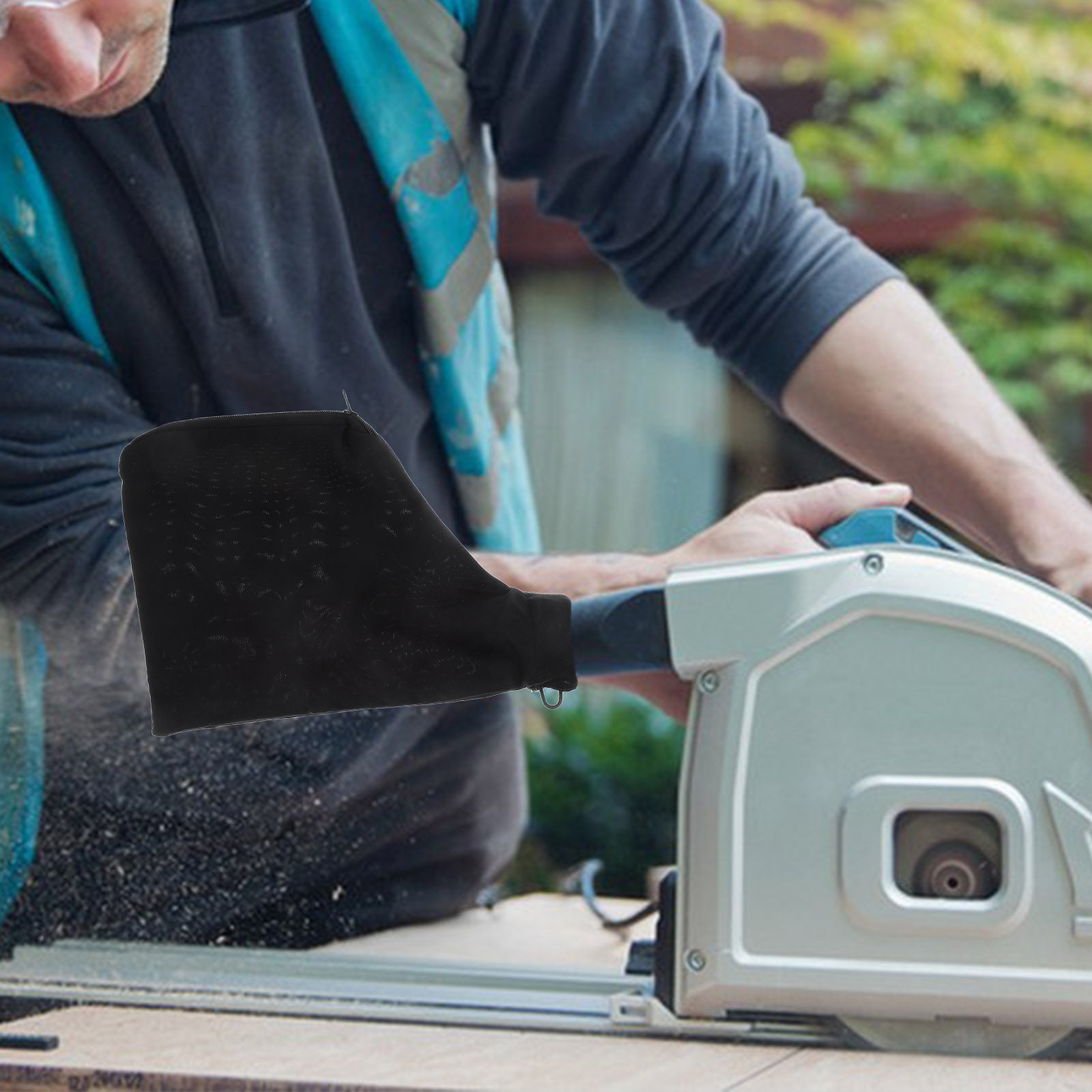 Power Tools For Woodworking - Kantong Pengumpul Debu Hitam Universal untuk
