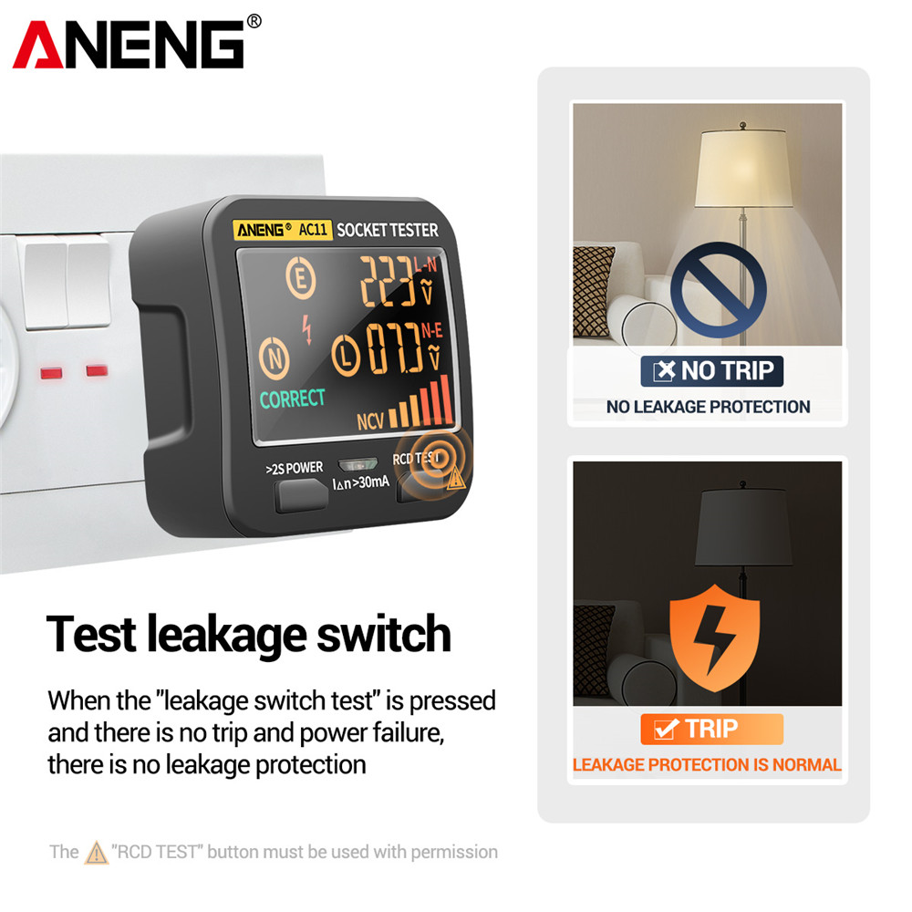 ANENG AC10/AC11 Detektor Soket - Power Tools Uk Review ulasan dan harga