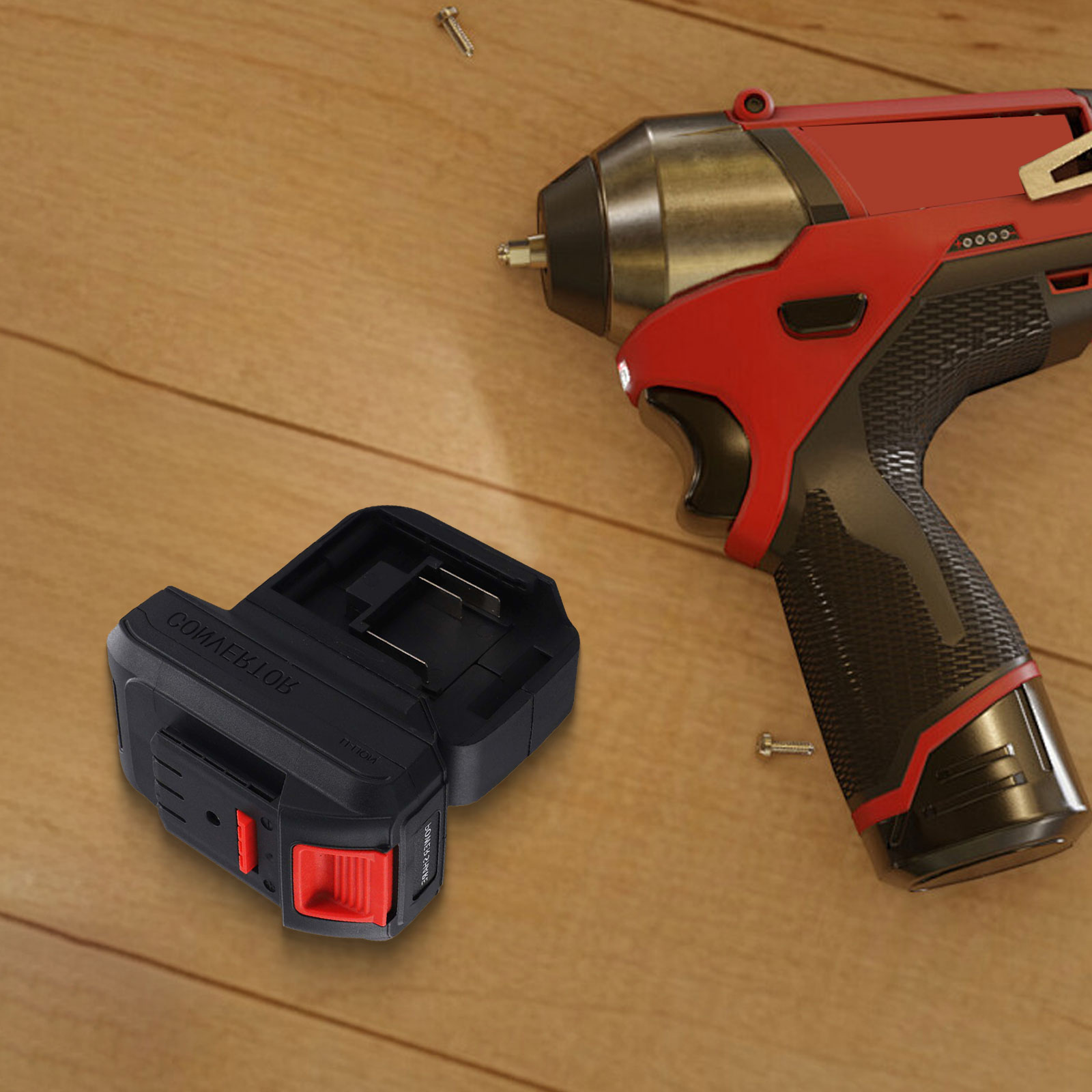 Adaptor Konverter Baterai Plas - Power Tools Dongcheng ulasan dan harga