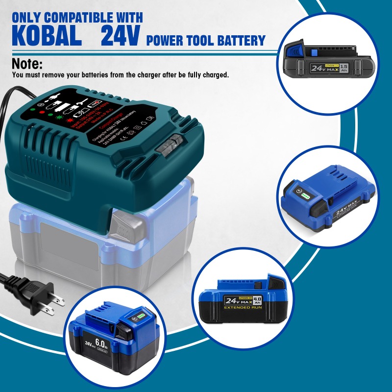 Pengisi Daya Cepat Mini Portab - Power Tools Kobalt ulasan dan harga