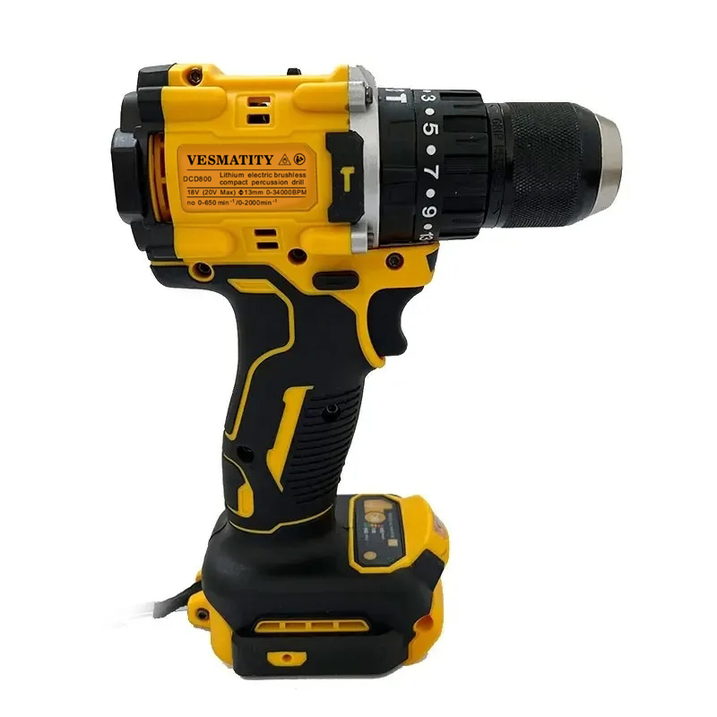 Vesmatity DCD800 20V Bor Tanpa - Cordless Drill Driver ulasan dan harga