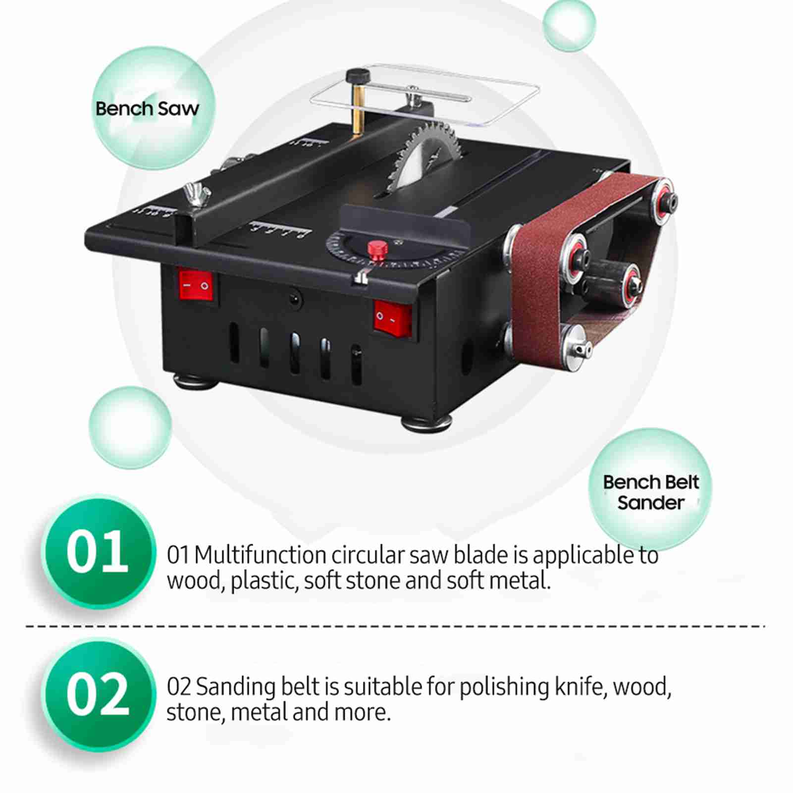 Gergaji Bangku Mini 200W dan S - Circular Saw Cordless ulasan dan harga