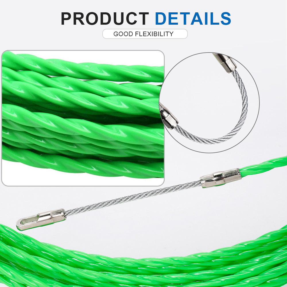 Kabel Penarik Serat Fiberglass - Power Tools Green Color ulasan dan harga