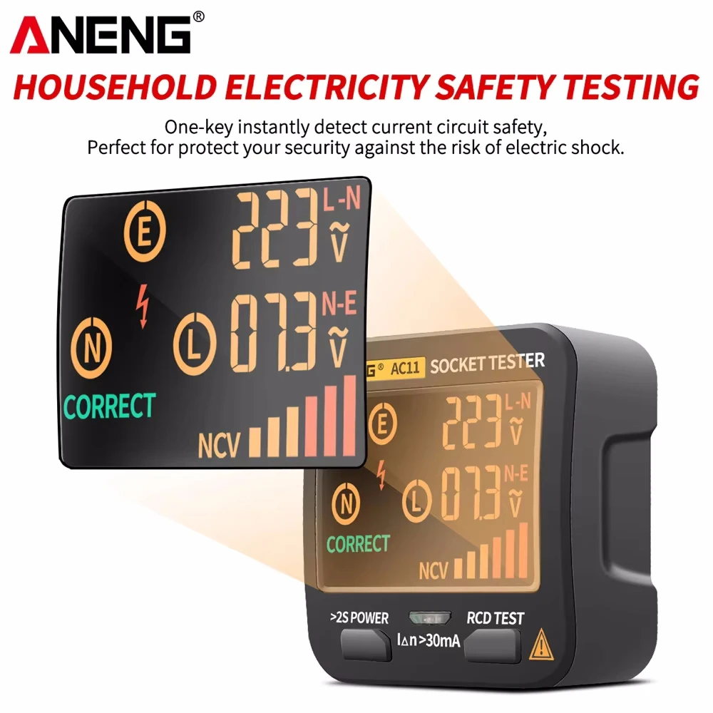 ANENG AC11 soket Cerdas Digita - Power Tools Uk Review ulasan dan harga