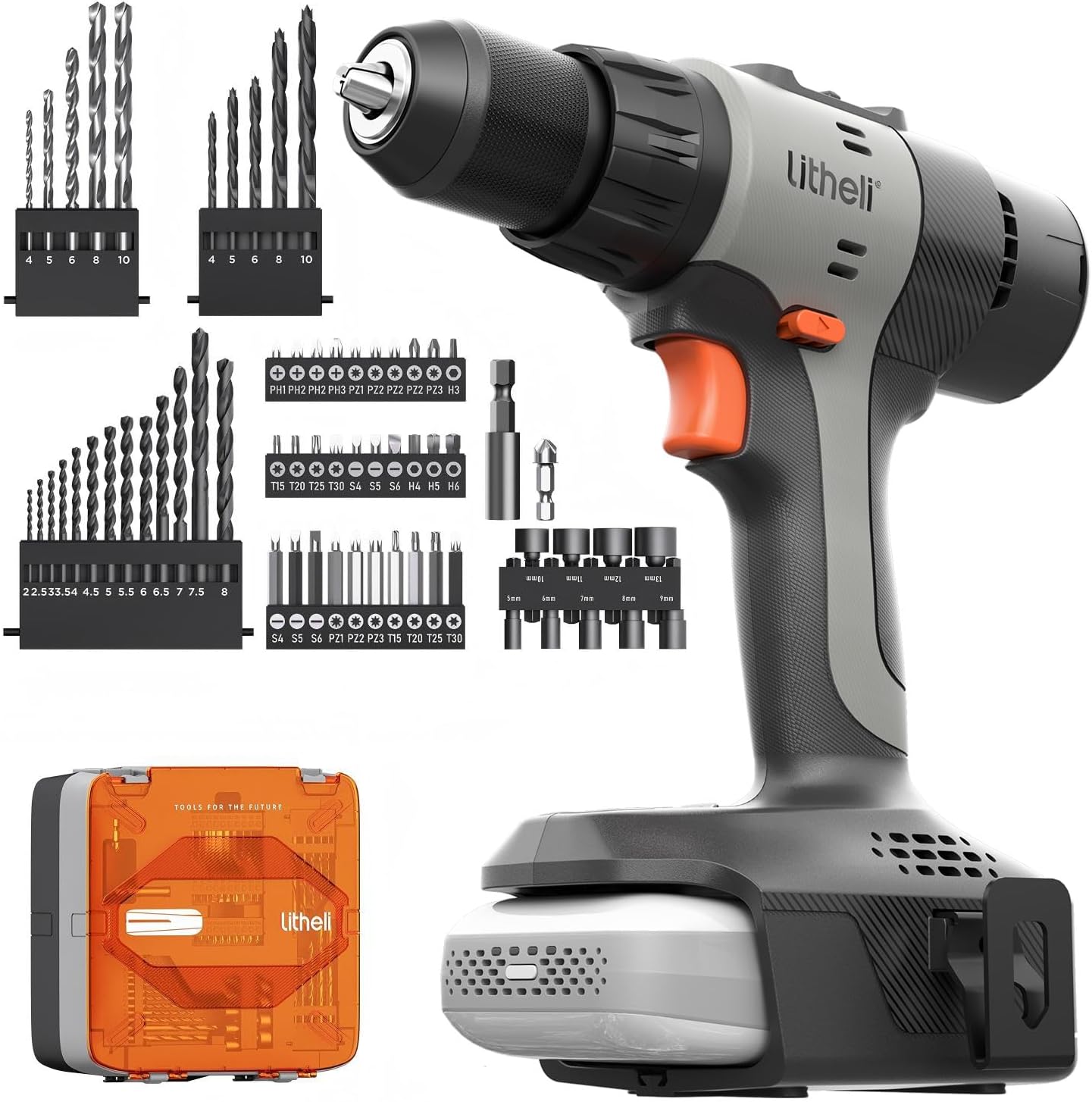 Bor Tanpa Kabel 20V, 2 Kecepat - Cordless Drill Driver ulasan dan harga