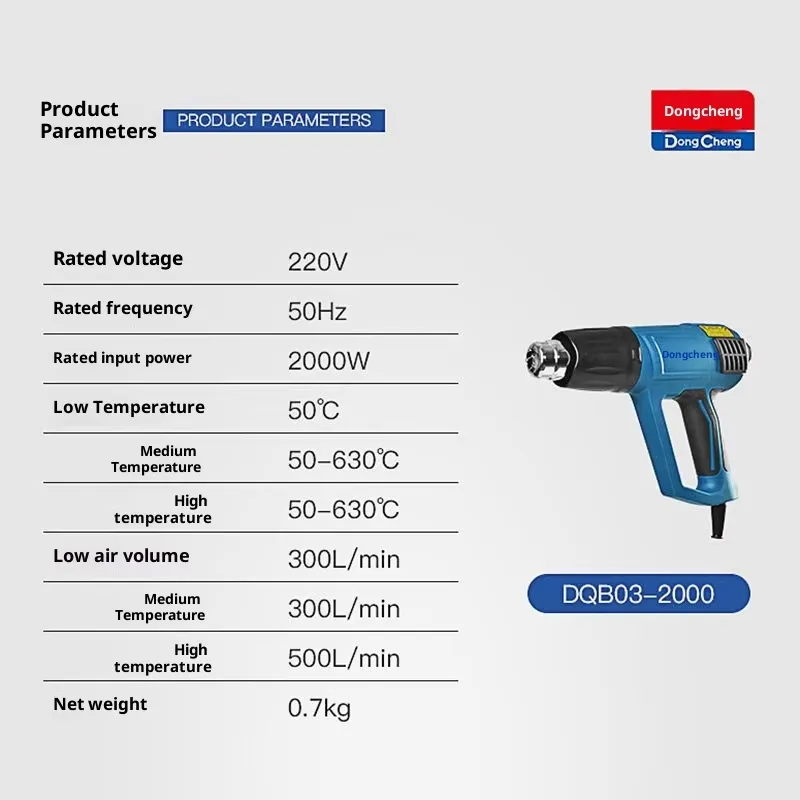 Alat Pemanas Udara Panas Digit - Power Tools Dongcheng ulasan dan harga
