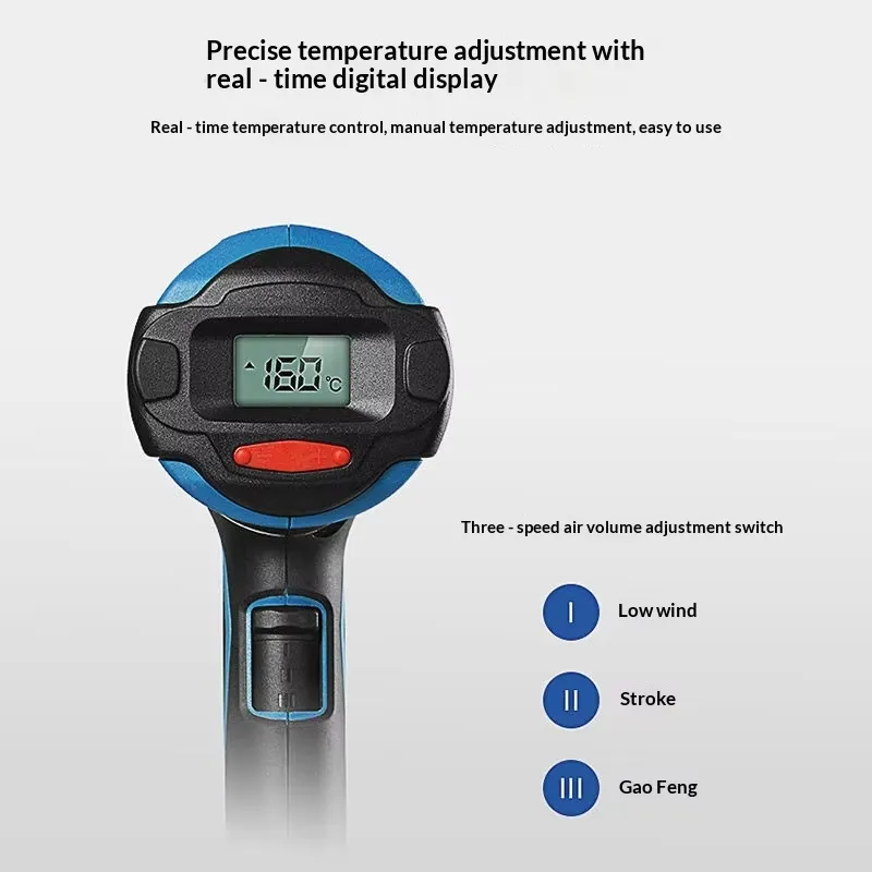 Alat Pemanas Udara Panas Digit - Power Tools Dongcheng ulasan dan harga