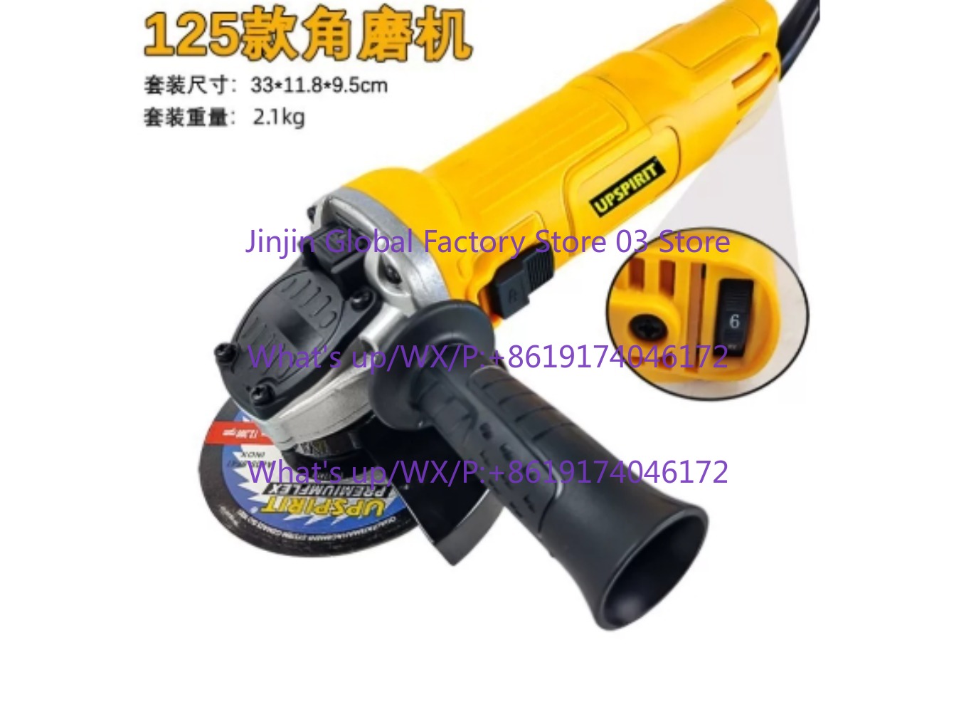 Penggiling Sudut Elektrik 125M - Power Tools For Woodworking ulasan dan harga