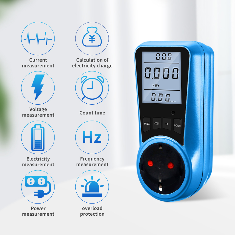 Soket Plug EU Meteran Arus Dig - Power Tools Uk Review ulasan dan harga